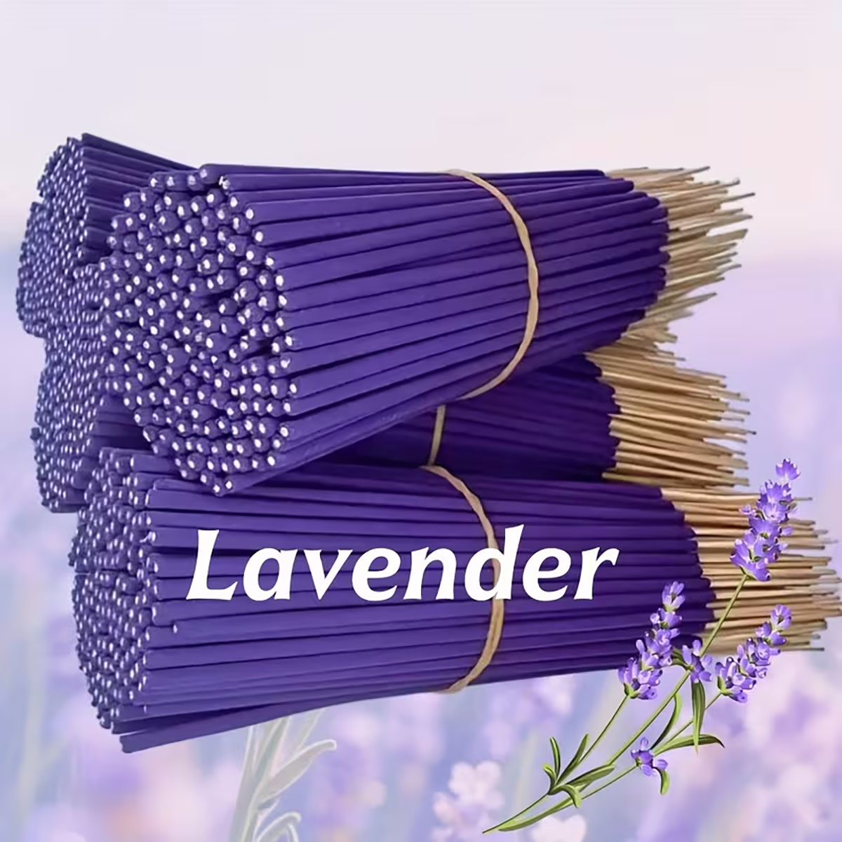 Home Fragrance Non Toxic - Dupa Aromaterapi Premium Lavender, 8 batang.