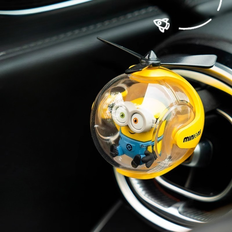 Home Fragrance Gift - Penyegar Udara Mobil Minion, Klip Parfum