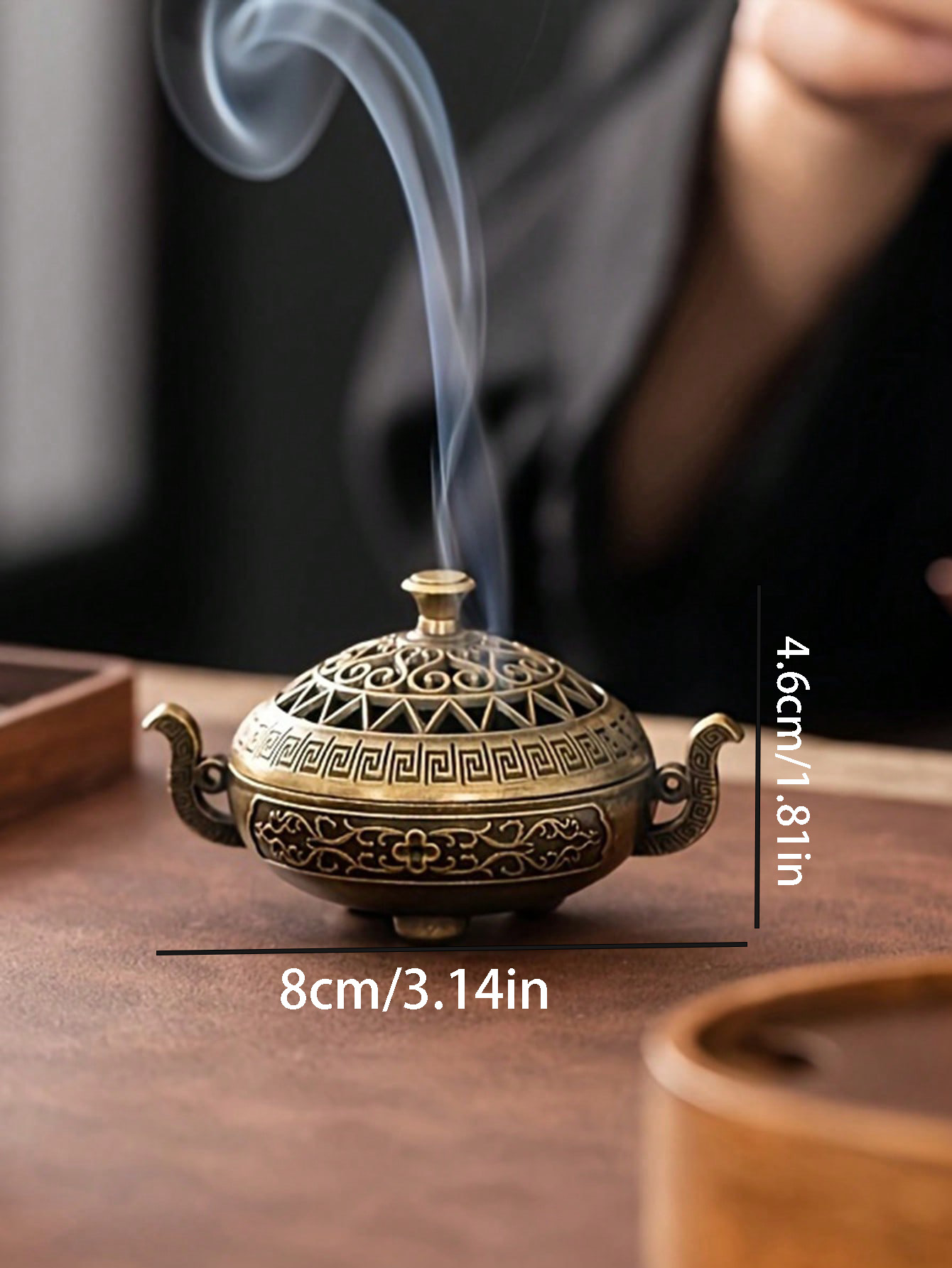 Pembakar Dupa Kuningan Gaya Ne - Home Fragrance Gift ulasan dan harga