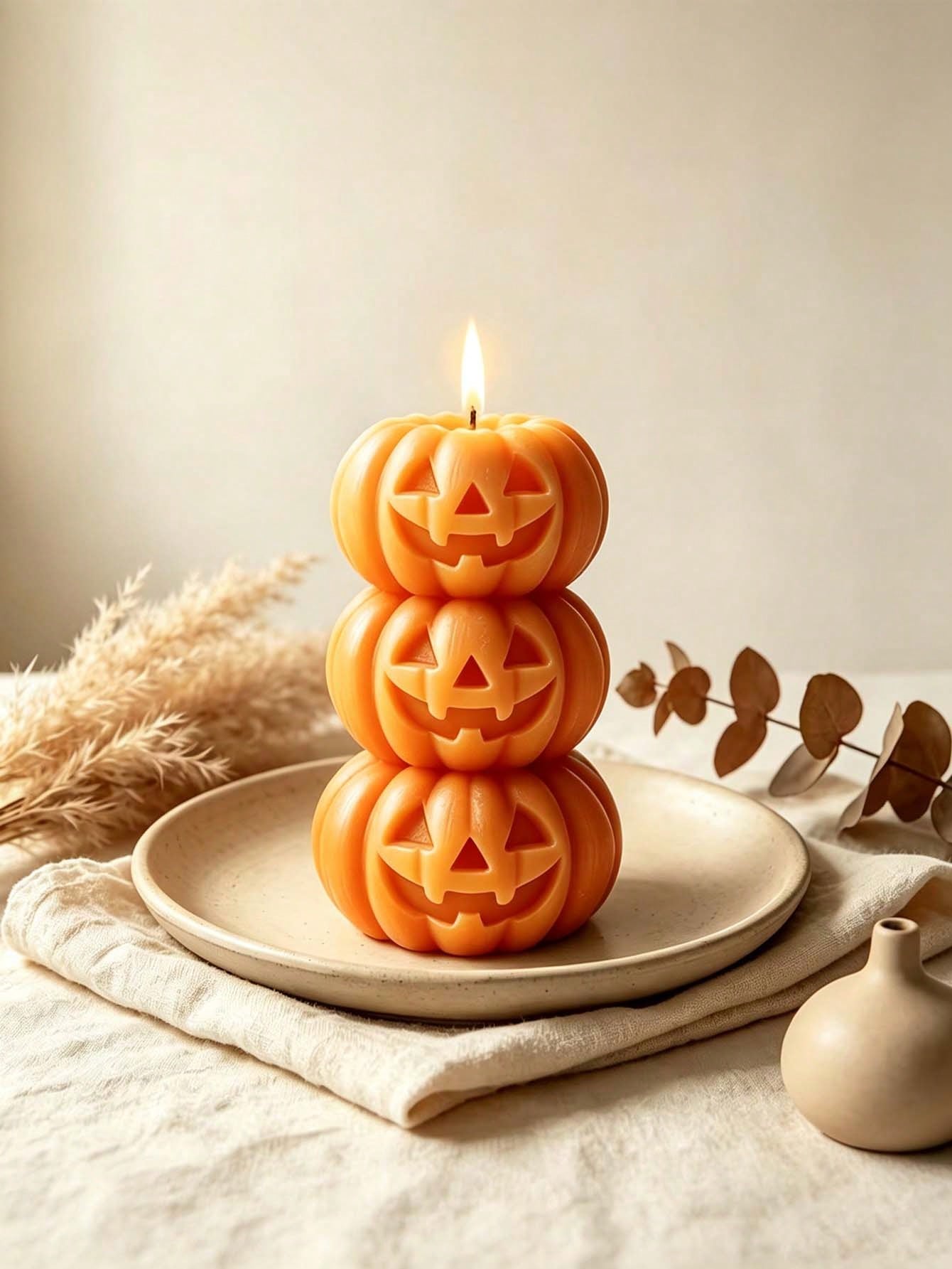 1 buah Lilin Berbentuk Labu 3- - Home Fragrance Usa ulasan dan harga