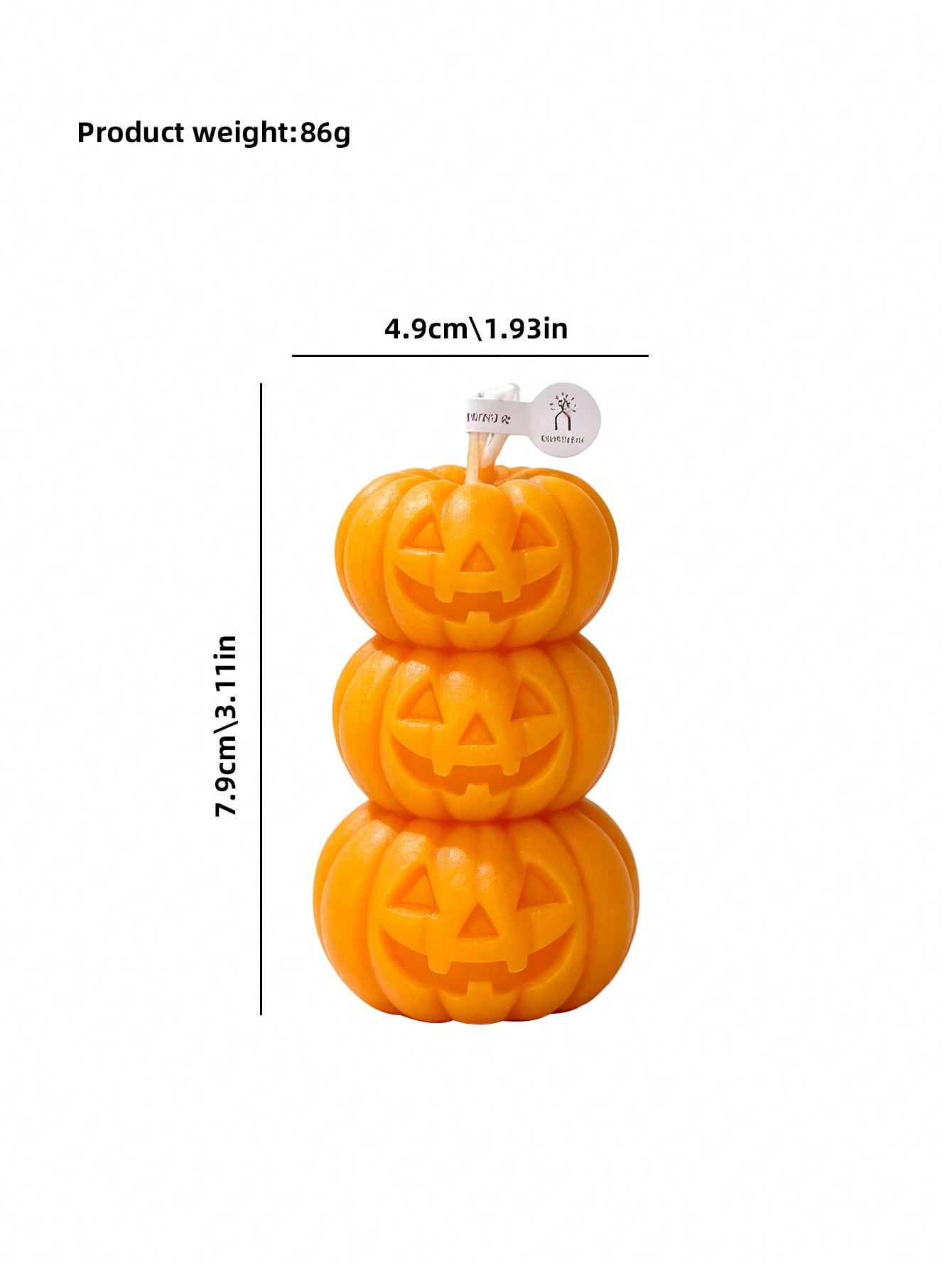 1 buah Lilin Berbentuk Labu 3- - Home Fragrance Usa ulasan dan harga