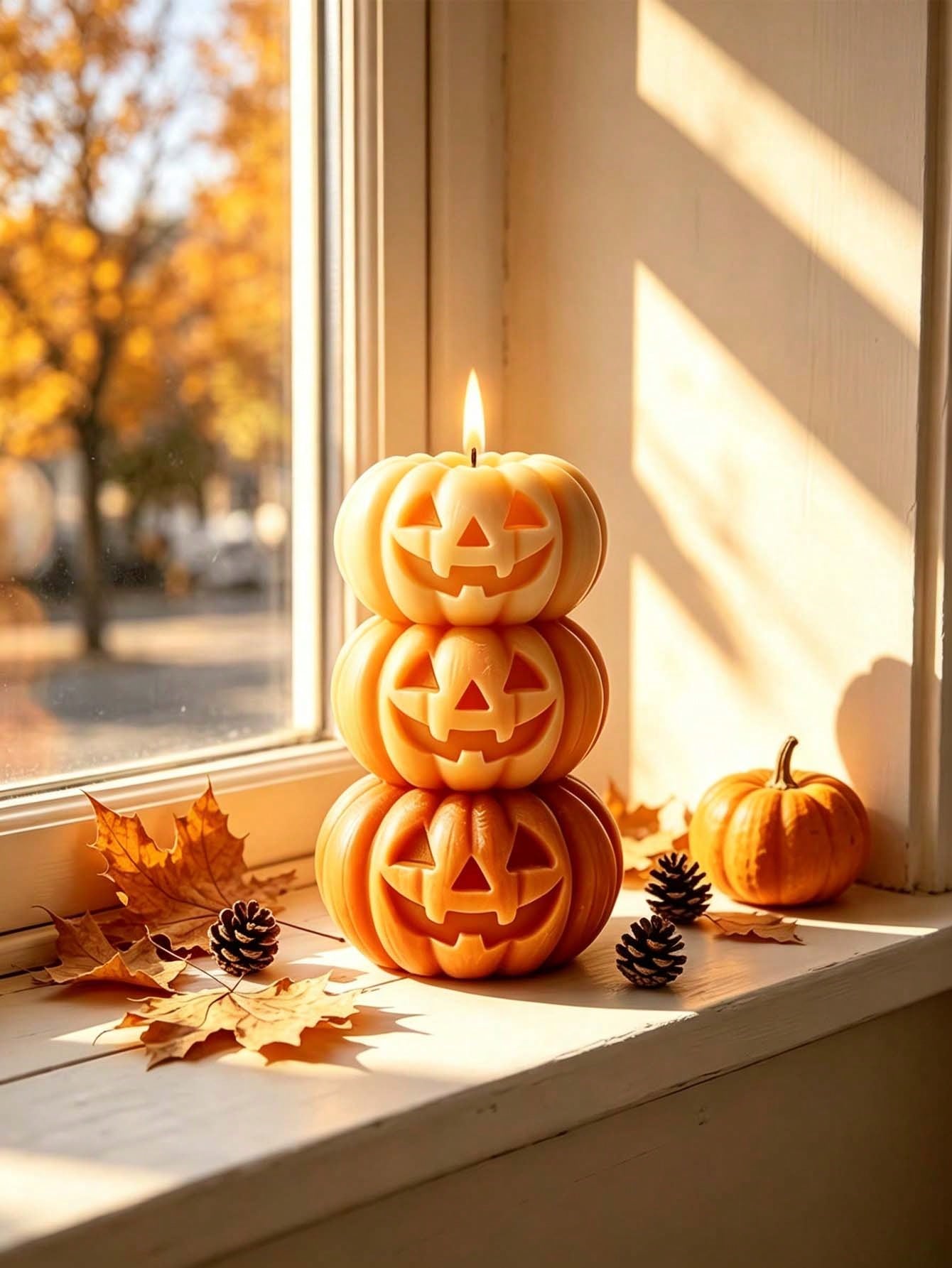 1 buah Lilin Berbentuk Labu 3- - Home Fragrance Usa ulasan dan harga